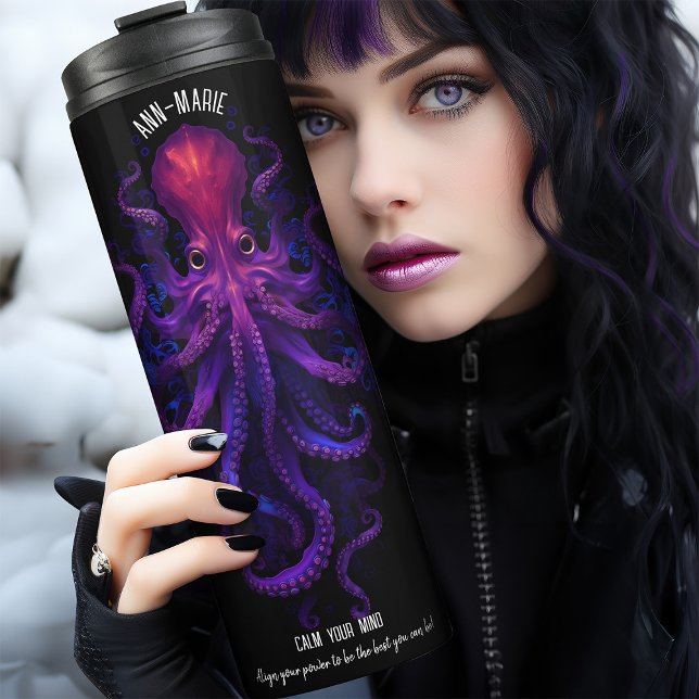 Purple Gothic Kraken Thermal Tumbler (Creator Uploaded)