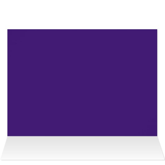 Purple Grad Thank you note  (4.25" x 5.5") Card (Inside Horizontal (Top))