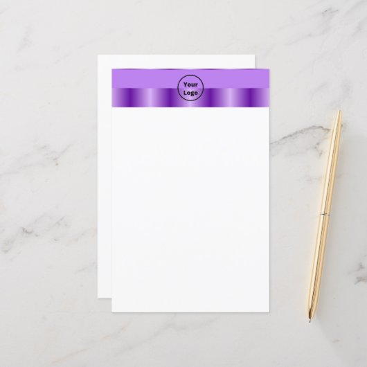 Purple gradient business pattern (Front/Back In Situ)