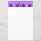 Purple gradient business pattern (Front)