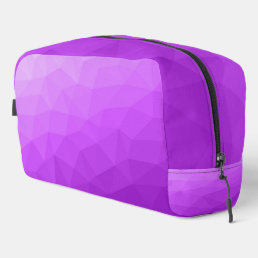 Purple gradient geometric mesh pattern dopp kit