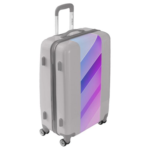 Purple Gradient Luggage Suitcase