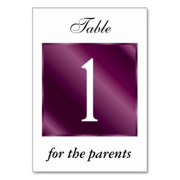 Purple Gradient Table Cards