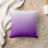 Purple Gradient Throw Pillow (Blanket)