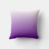Purple Gradient Throw Pillow (Back)