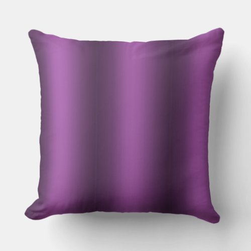 Purple Gradient Throw Pillow