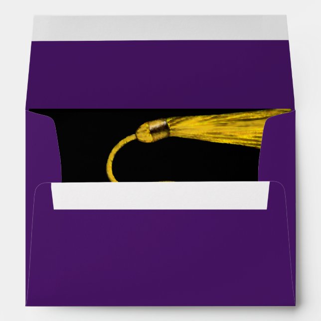 Purple Graduation Envelope (Back (Bottom))