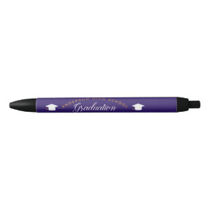 Purple Graduation Keepsake Custom High School Pen