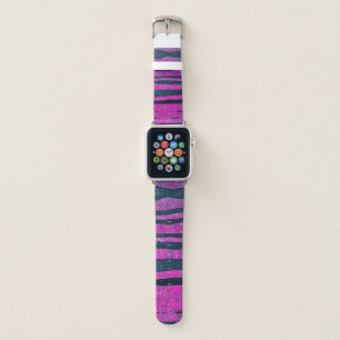Purple Graffiti Style Apple Watch Band