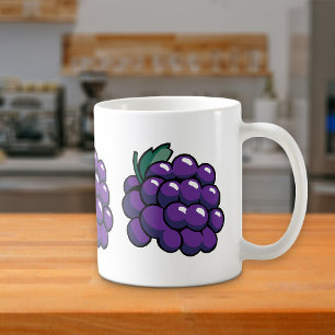 Purple Grape Fruit Mug