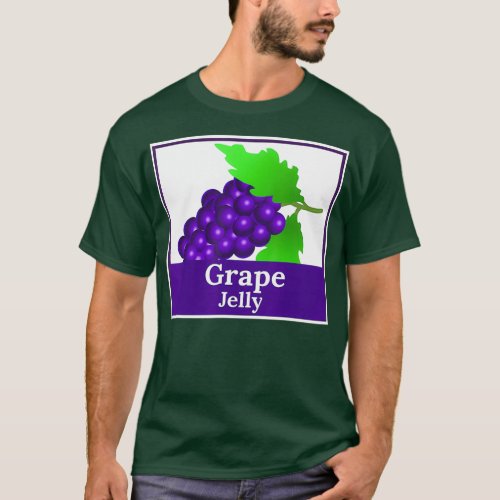 Purple Grape Jelly Fun Couples Jelly Jam T_Shirt