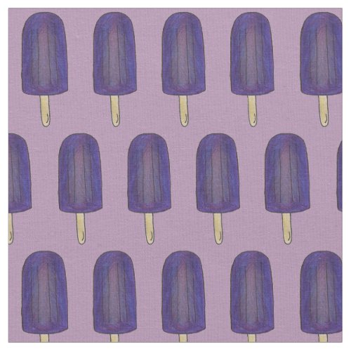 Purple Grape Popsicle Popsicles Frozen Pops Fabric