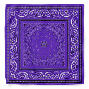 Purple Grape Rosette Bandanarama Bandana
