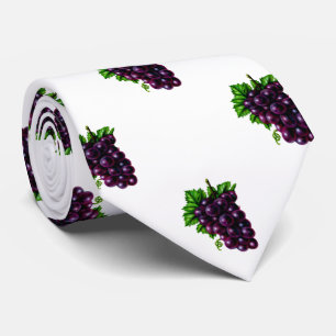 Purple Grapes Neck Tie