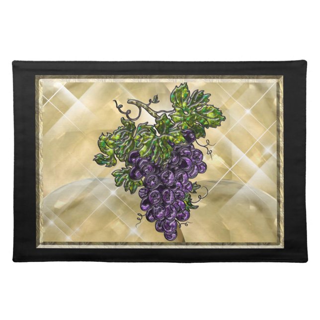 Purple Grapes Placemat (Front)