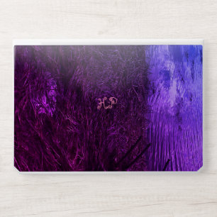 Purple grass HP laptop case Skin