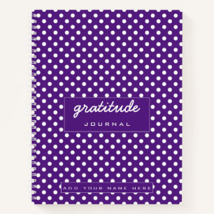 Purple gratitude journal Notebook