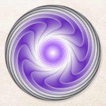 Purple Gray 3D Swirl Modern Abstract Fractal Art