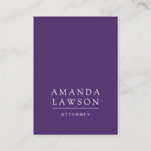 Purple Gray Appointment Card