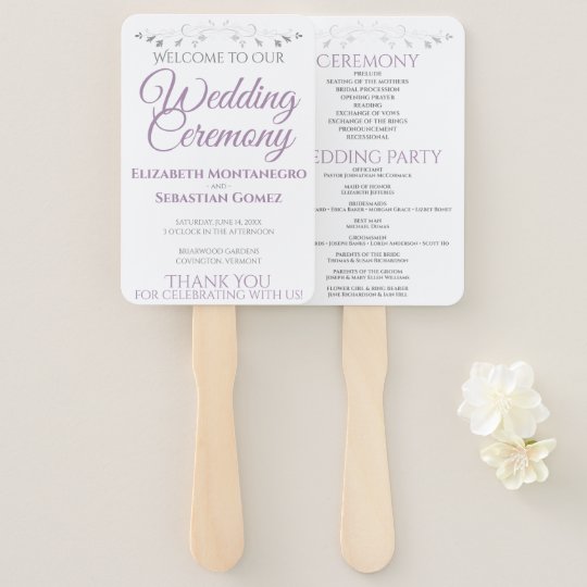 elegant wedding fans