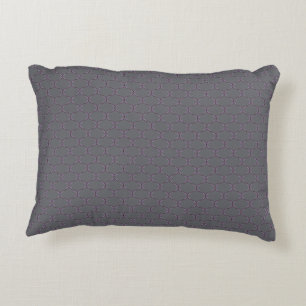 Purple & Gray Ogee Accent Pillow 