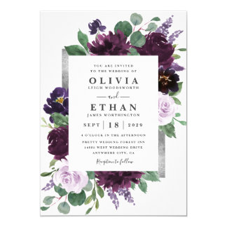Purple Weddings The Elegant Wedding