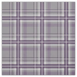 purple gray white plaid fabric