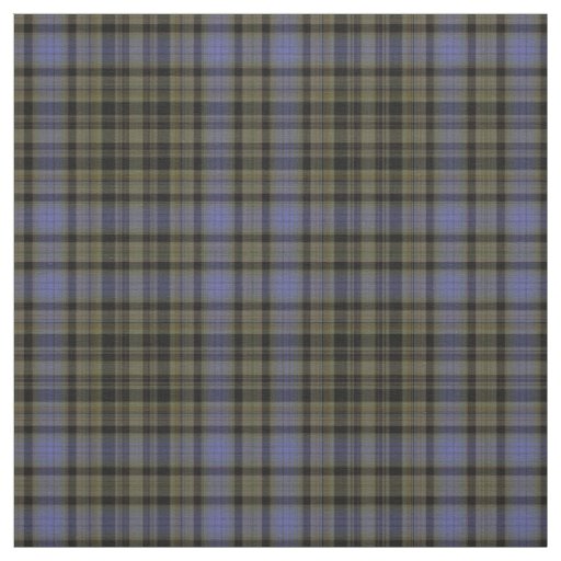 Purple Green Black Tartan Plaid Fabric