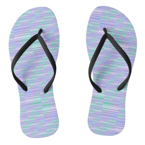 Purple green blue holographic seamless pattern flip flops