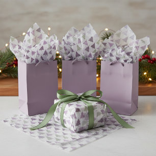 Purple Green Christmas Pattern#24 ID1009 Tissue Paper