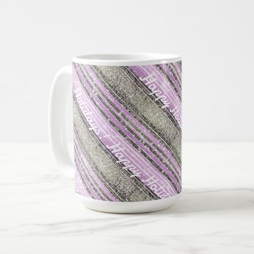Purple Green Christmas Pattern28 ID1009 Coffee Mug