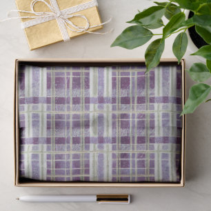 Purple Green Christmas Pattern#2 ID1009 Tissue Paper