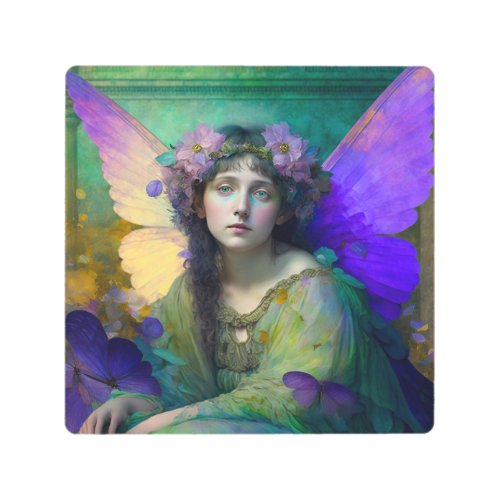 Purple Green Fairy Fantasy Art