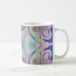 Purple Green Fantasy Mug