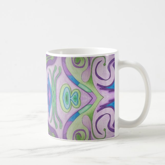 Purple Green Fantasy Mug (Right)