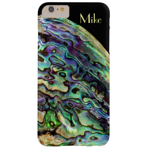 Purple Green  Gold Abalone Mother of Pearl Shell Barely There iPhone 6 Plus Case