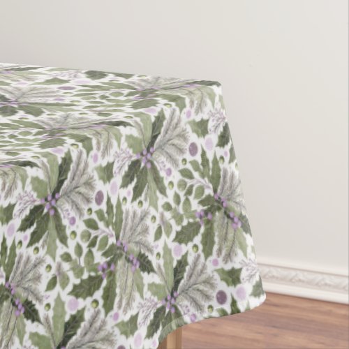 Purple Green Pattern17 ID1009 Tablecloth