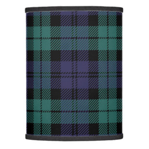 Purple Green Plaid Lamp Shade