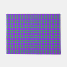 Purple Green Plaid Pattern