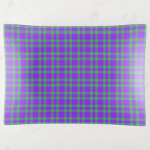 Purple Green Plaid Pattern