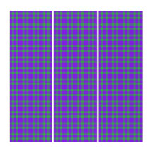 Purple Green Plaid Pattern
