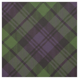 Purple & Green Tartan Fabric