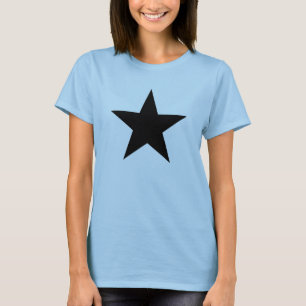 Purple Grey Black Green Five Point Star Pentagram T-Shirt