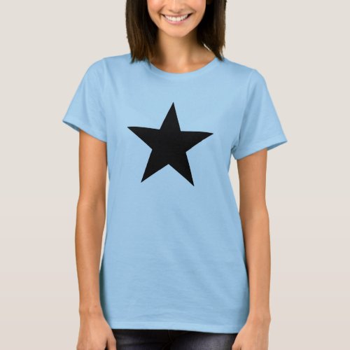 Purple Grey Black Green Five Point Star Pentagram T_Shirt