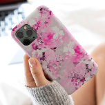 Purple grey floral watercolor romantic flowers pat iPhone x case<br><div class="desc">Purple grey floral watercolor romantic flowers pattern</div>