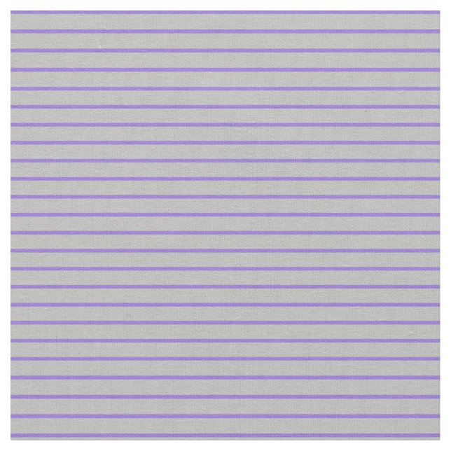 Purple & Grey Striped/Lined Pattern Fabric (Close Up)