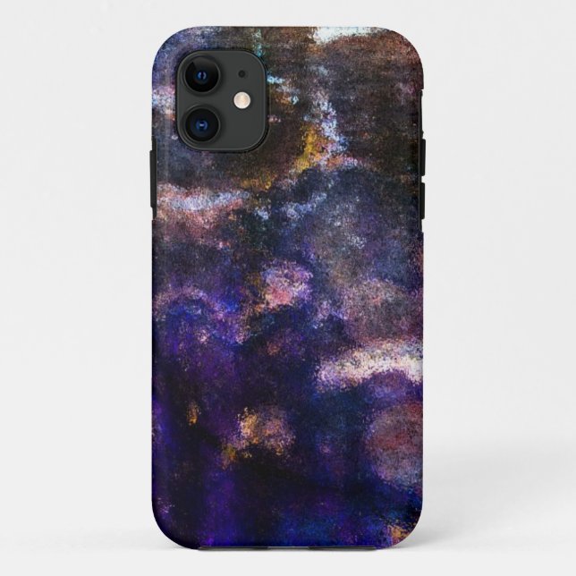 Purple Grunge Case-Mate iPhone Case (Back)