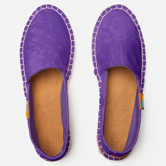 Purple Grunge Espadrilles (Front)