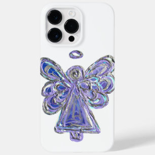 Purple Guardian Angel Art Custom iPhone Case