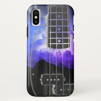 Purple Guitar Phone Case by MarblesPictures at Zazzle